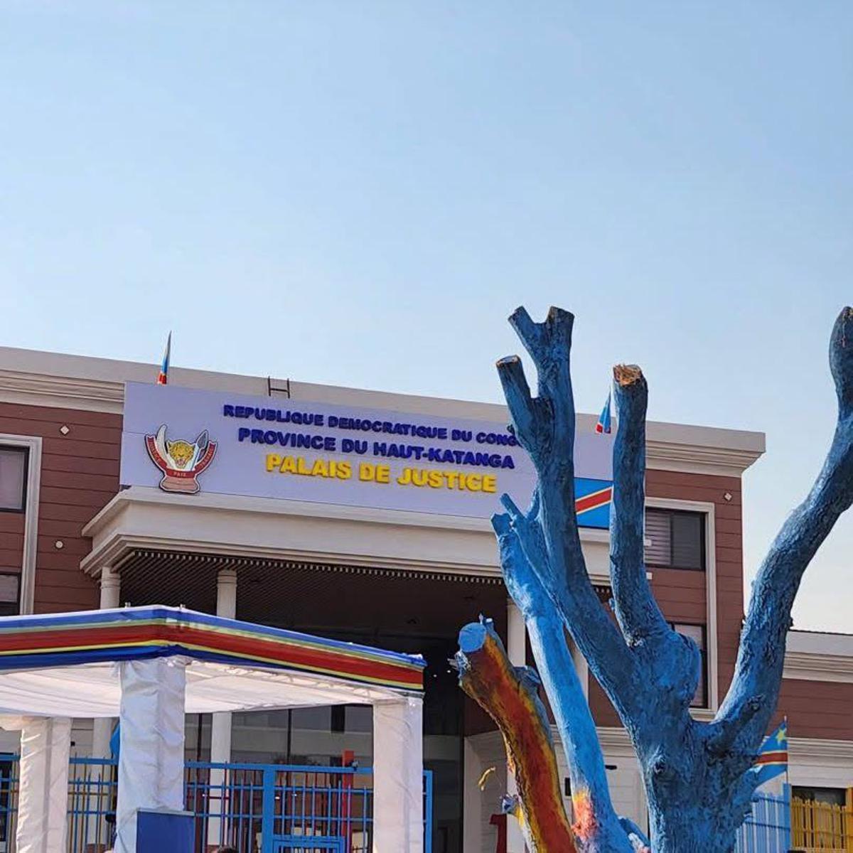 Vue du nouveau palais de justice de Lubumbashi inauguré samedi 1er aout 2026 par le Président Félix Tshisekedi.</p>
<p><br />Photo Droits Tiers