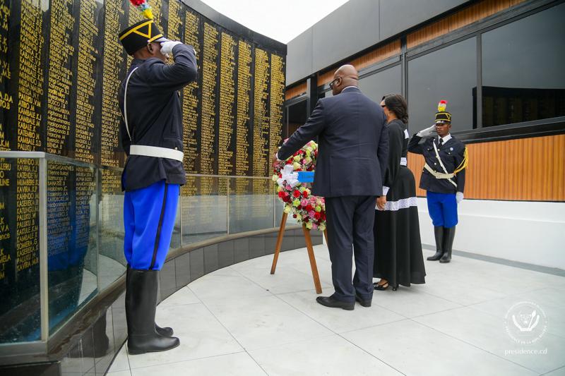 Le chef de l’État Tshisekedi s’est recueilli au Mémorial du GENOCOST à Kinshasa dimanche 2 août 2026<br />Presse de la Présidence