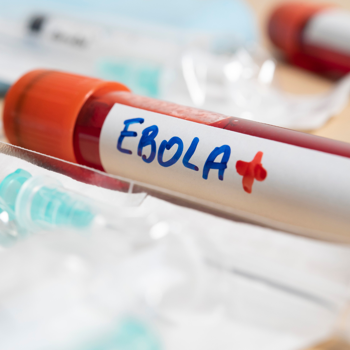 (Photo d'illustration)<br />
Une seringue contenant un prélèvement sanguin destiné à un test de dépistage d’Ebola<br />Droit tiers
