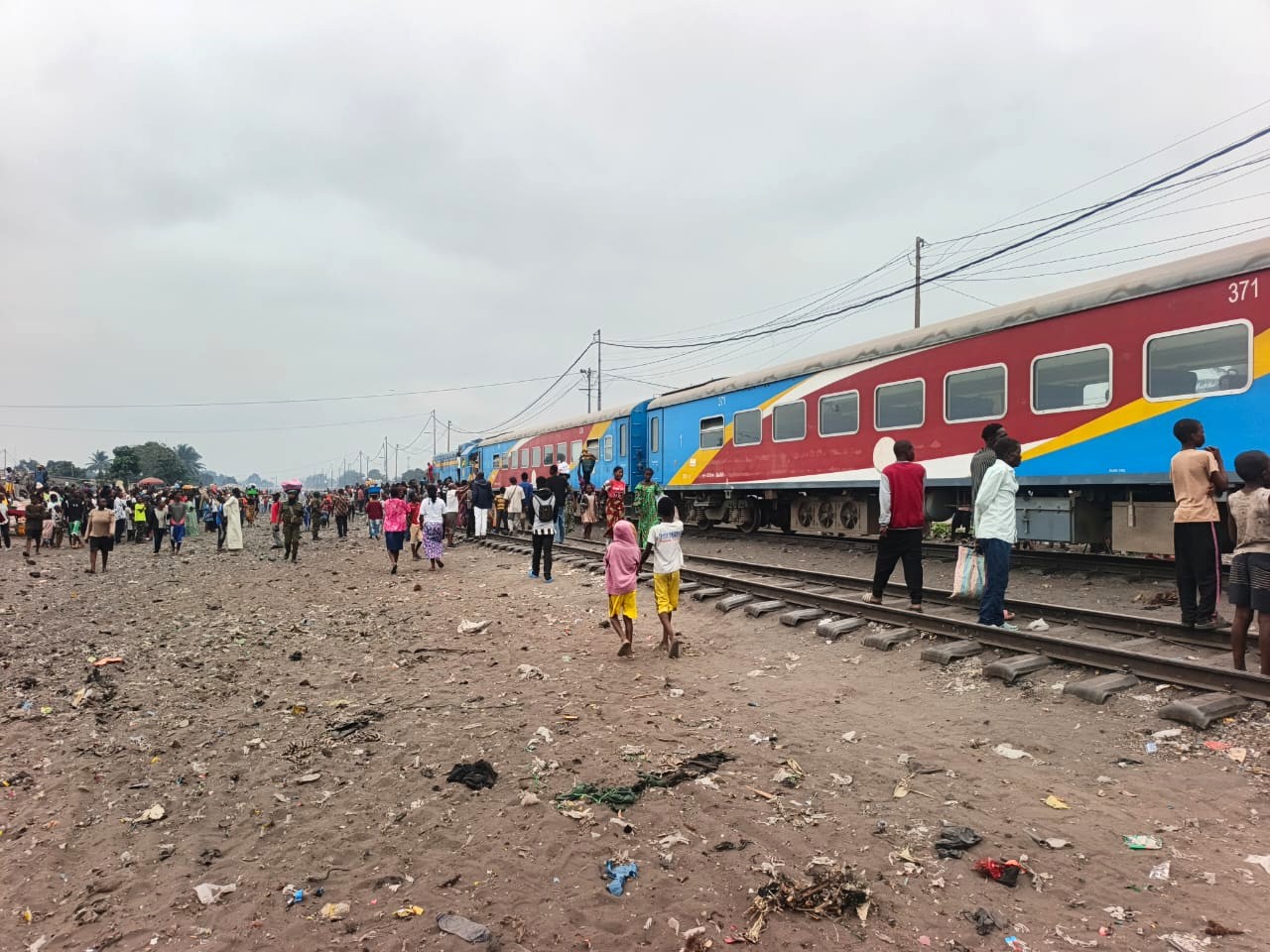 Derailment of the urban train in Kinshasa, 15 days after its resumption