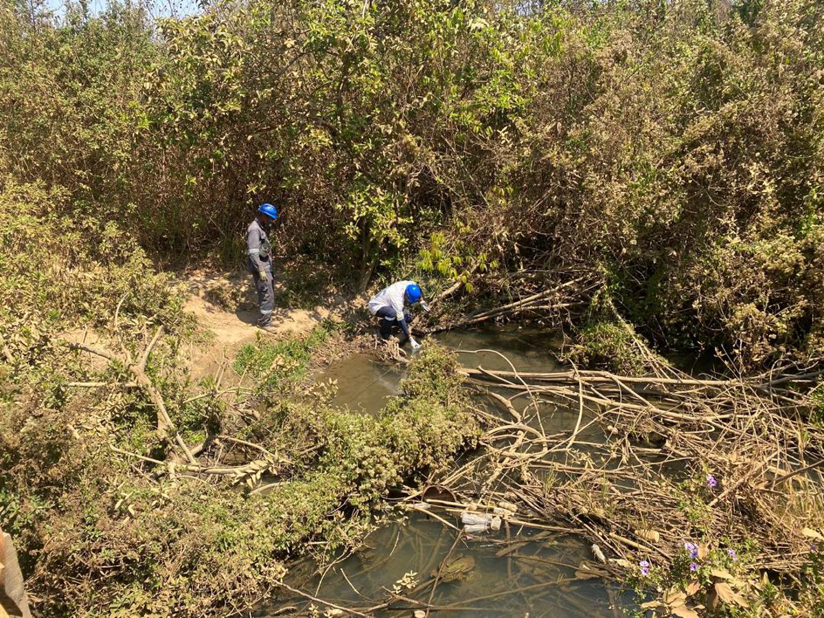 ( Photo d'illustration ) Des échantillons d'eau prélevés dans des rivières par la société SOMIKA pour être soumis à des analyses visant à vérifier une éventuelle pollution de l'environnement.<br />
Août 2026<br />Droits tiers