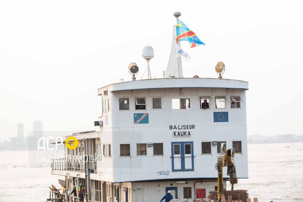 Lancement officiel mardi 25 août à Kinshasa, des travaux de balisage du fleuve Congo et de la rivière Kasaï<br />ACP
