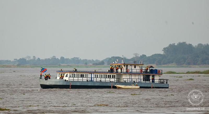 Coup d’envoi officiel du balisage du fleuve Congo et de la rivière Kasaï, le 25 août à Kinshasa<br />
<br />Celcom Présidence