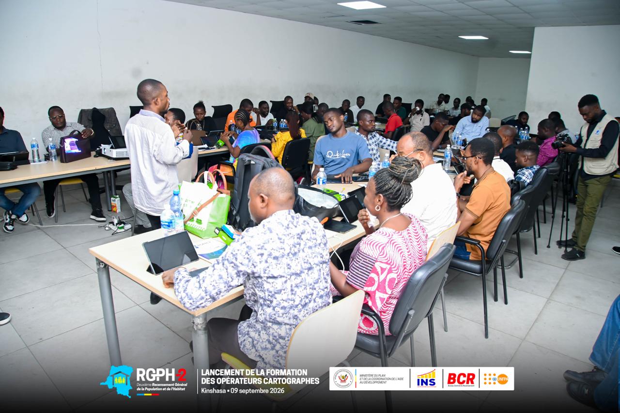 Population Census: Team Leaders of Census Mapping Complete Their Training in Kinshasa