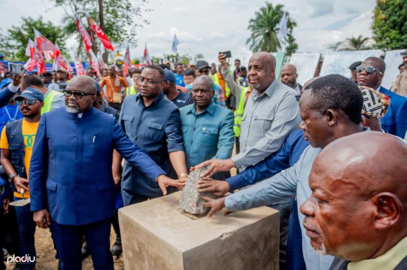 Lancement des travaux de construction d'une nouvelle usine d'eau potable destinée à desservir plus de 60 000 ménages à Kananga d'ici 2029, octobre 2026<br />Radio Okapi/ph. André KATENDE