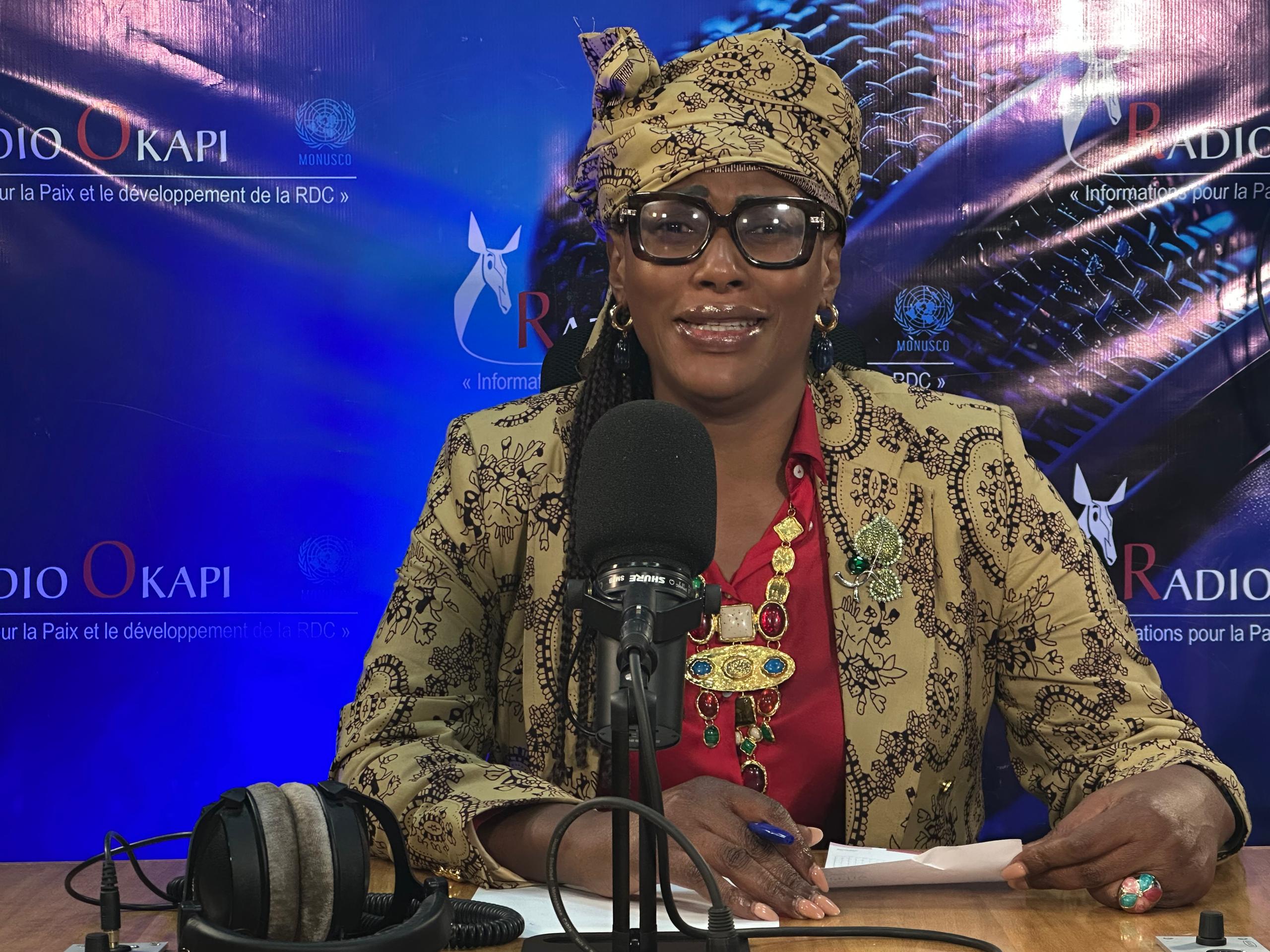 Monique Mukuna, President of the Political Platform RDC Nouvel Horizon