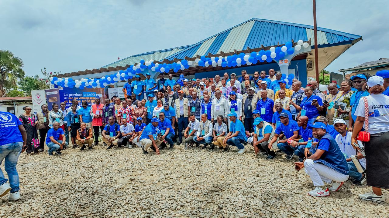 UN agencies present their work to young people in Kananga for United Nations Day