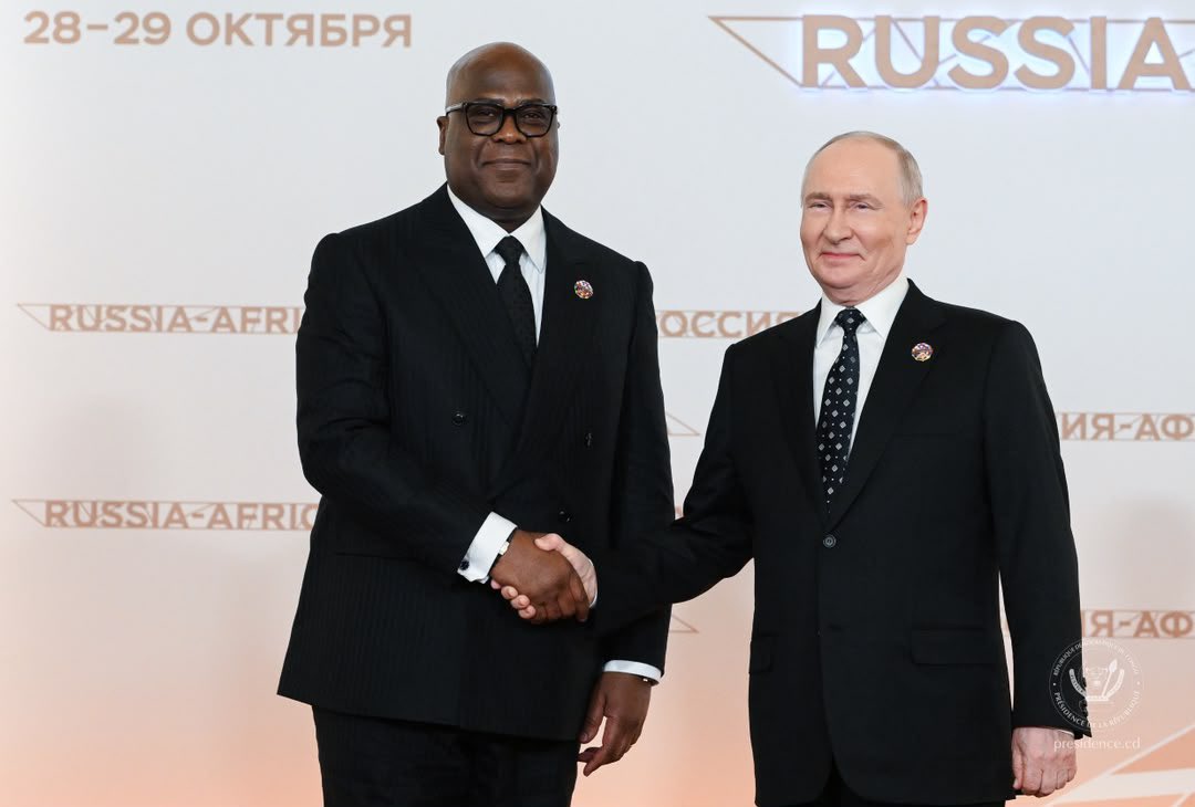Russia-Africa Summit: Félix Tshisekedi Calls on Moscow to Help Bring Peace to Eastern DR Congo